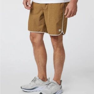 Vuori Men's Tan Athletic Shorts